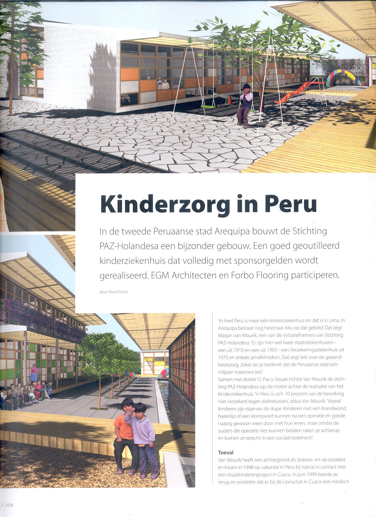 Kinderzorg in Peru Forbomagazine 2008