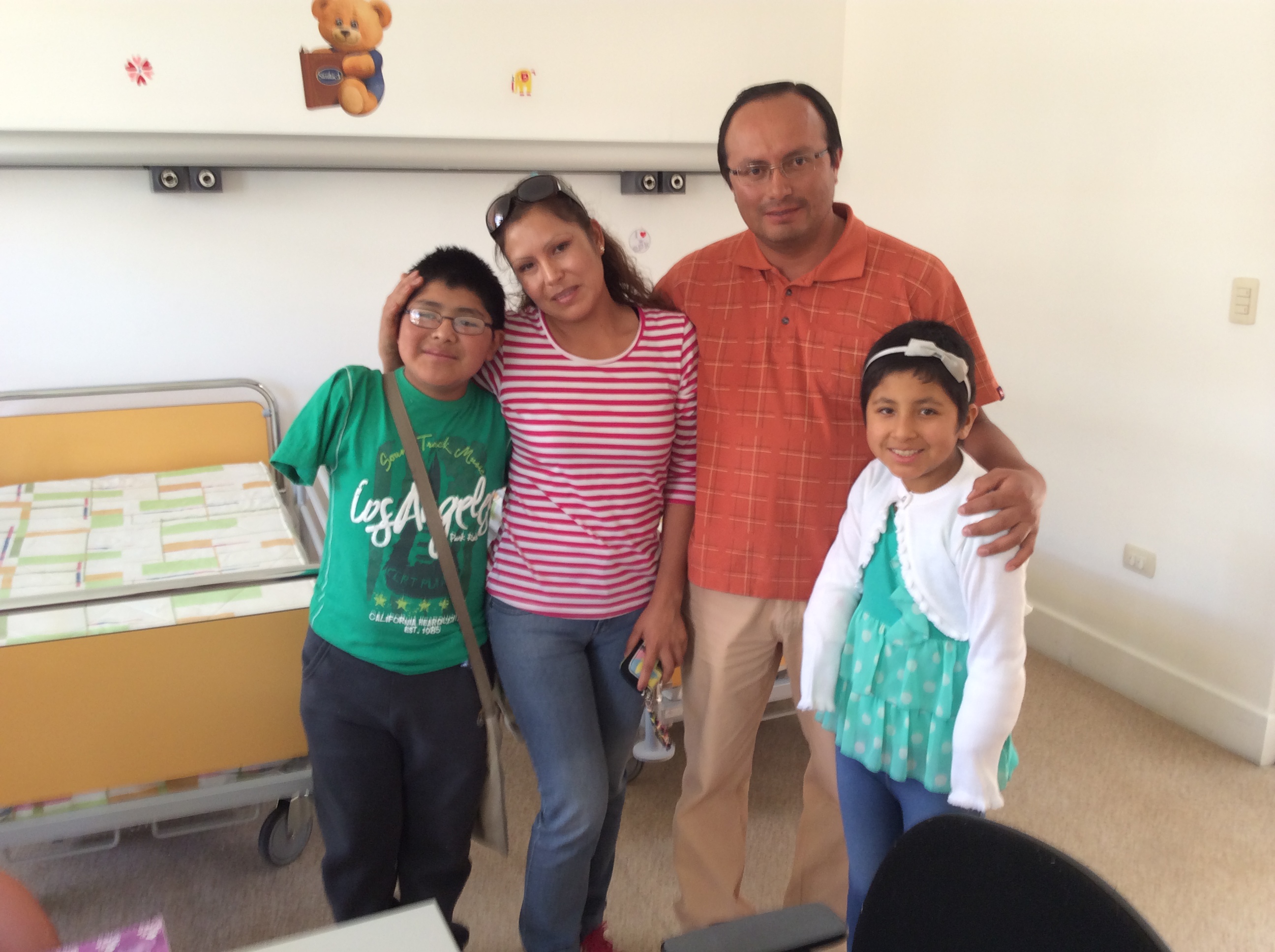 Hartelijk dank aan de familie Arnajan uit Arequipa