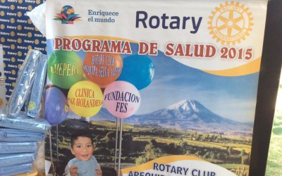 Donations of Rotary Club Selva Alegre and Yorba Linda (USA)