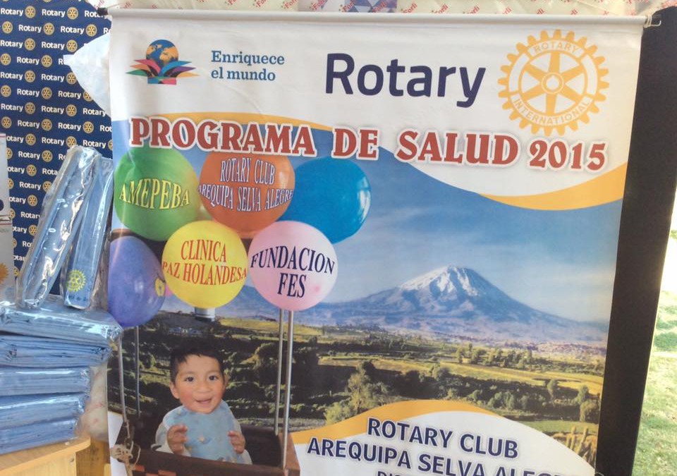 Donations of Rotary Club Selva Alegre and Yorba Linda (USA)