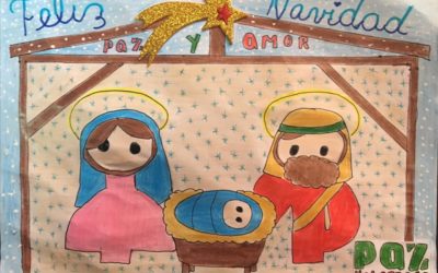 Mooie tekeningen van de kersttekenwedstrijd in Arequipa