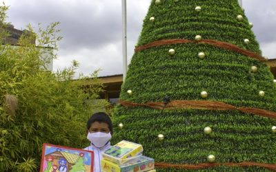 De winnaars van de kersttekenwedstrijd