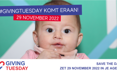 Onze #GivingTuesday campagne “Samen voor een glimlach”