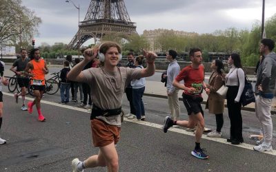 Abel en Teus Verschuur liepen de marathon van Parijs